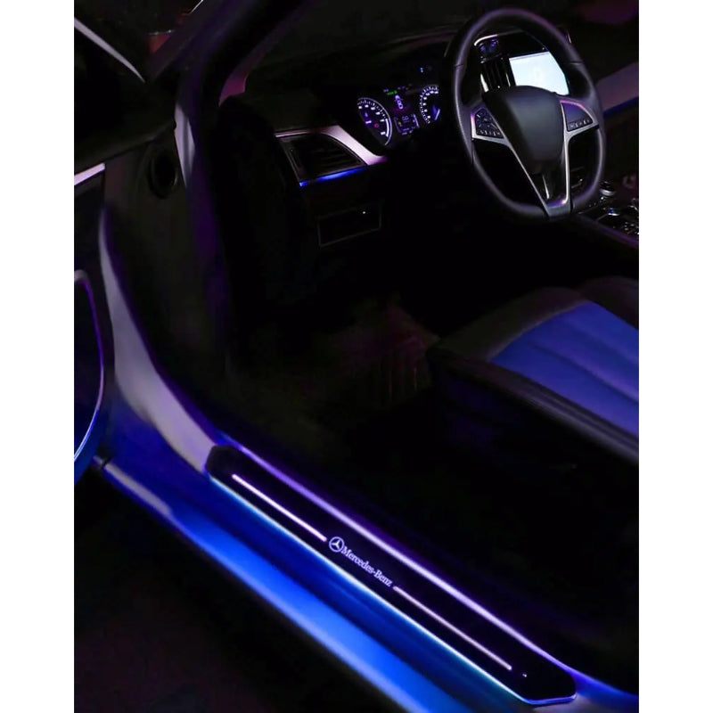 LED Illuminated Mercedes Benz Door Sills-Car Door Sills