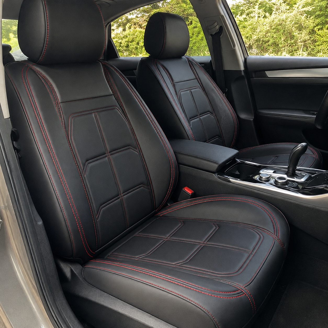 Pack Of 2 Waterproof Car Seat Stylish Covers