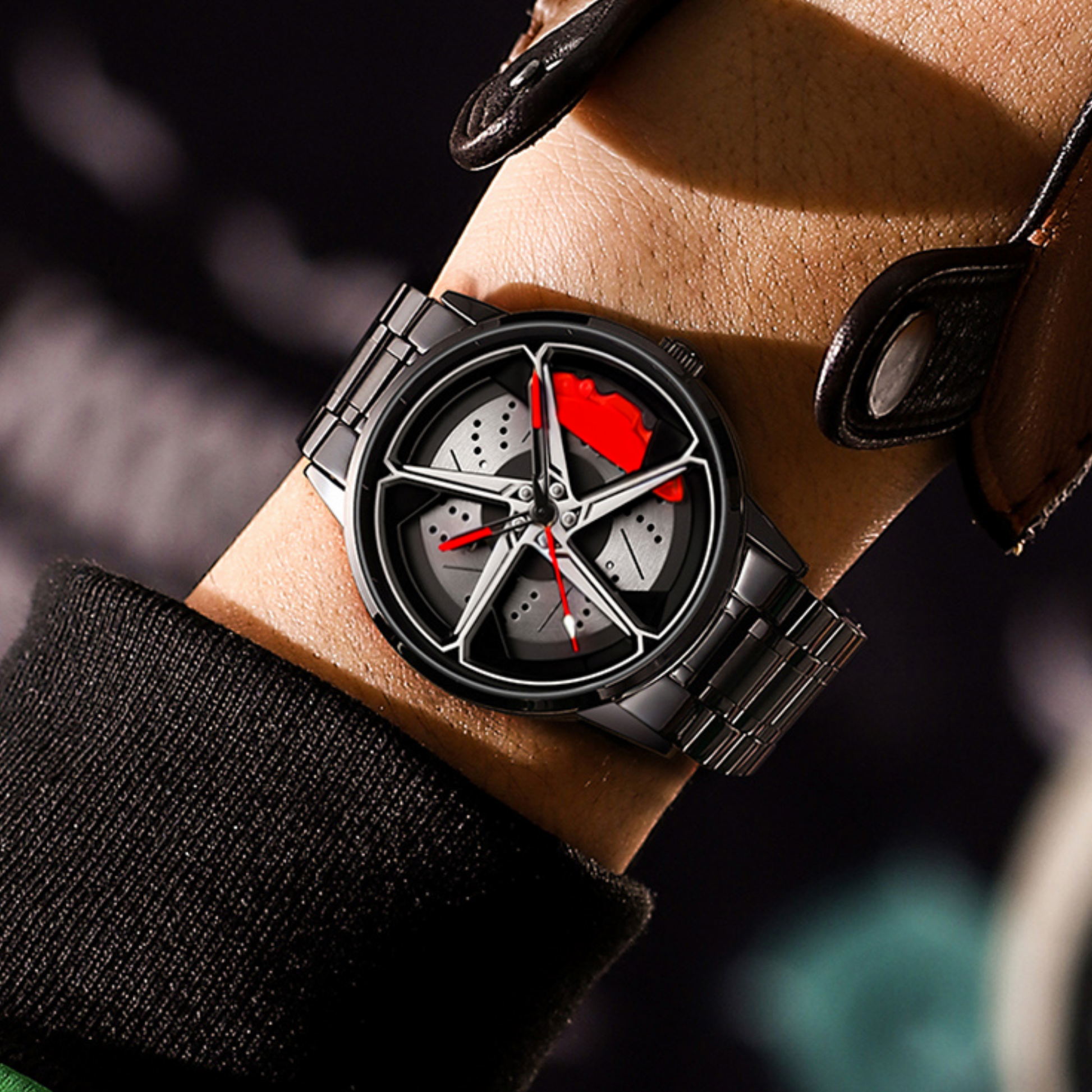 Racing Series Wheel Rim Dial Watches-Car Door Sills