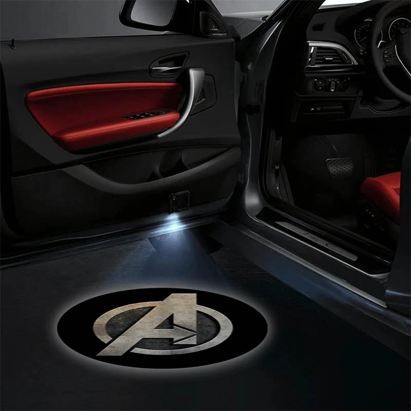 Pack Of 2 Marvel Avengers Car Lights-Car Door Sills
