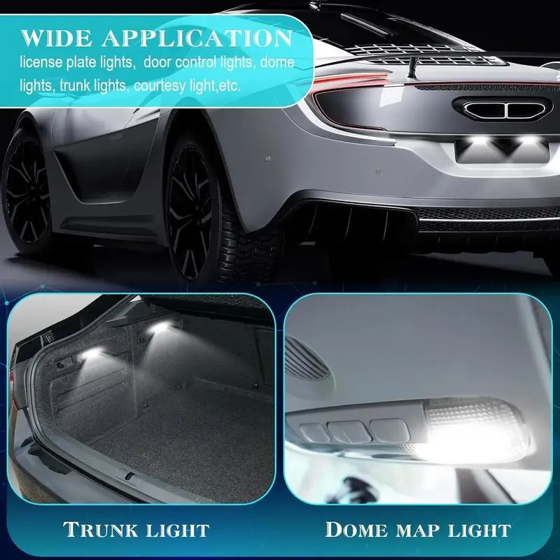 70 Pieces Dome Light LED Car Bulb Kit Set 
