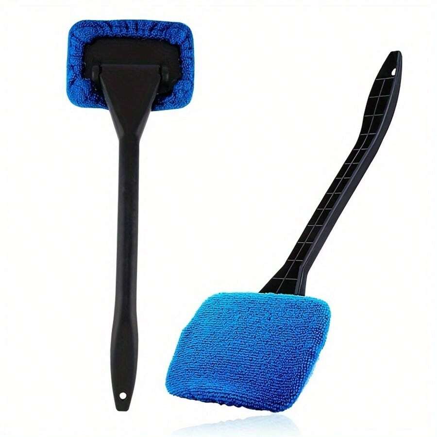 Car Windshield Defogging Brush With Detachable Pad
