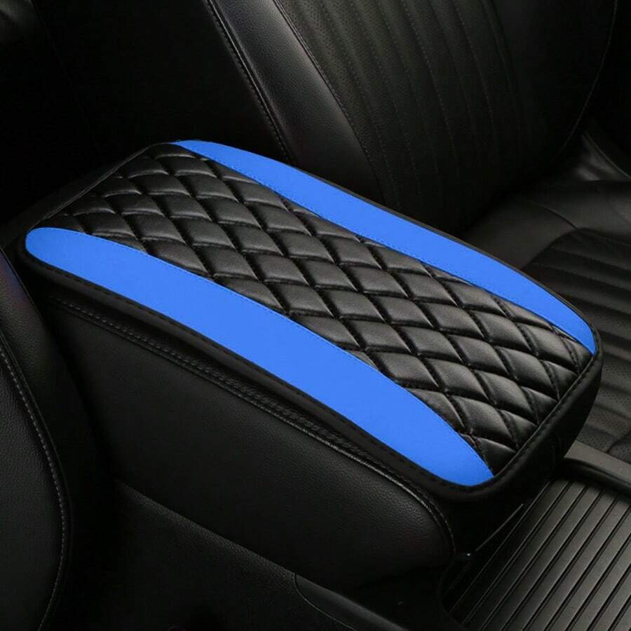 Universal 4 Season Car Center Console Embroidered Non Slip Armrest Cover