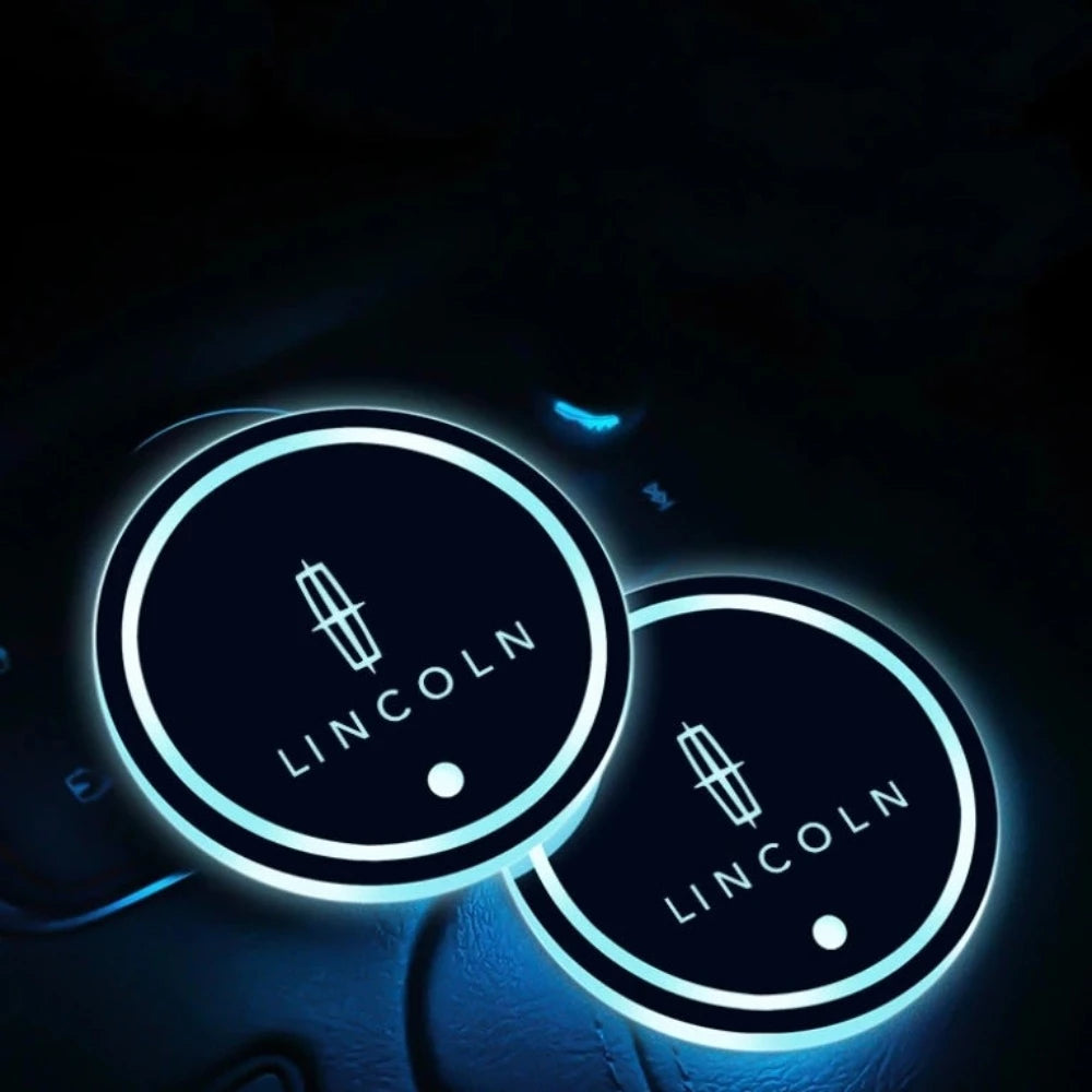 Lincoln Car Cup Holder Lights-Car Door Sills