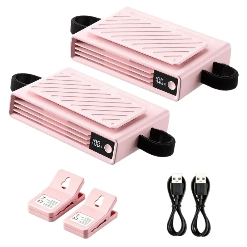 Rechargeable Clip On Adjustable Cooling Car Fan