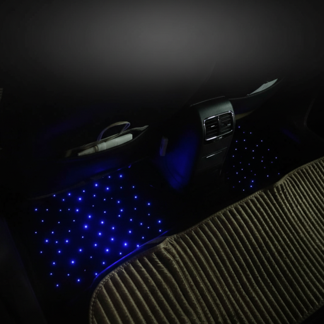 LED Starlight Car Floor Mats With App Control And RGB Effects
