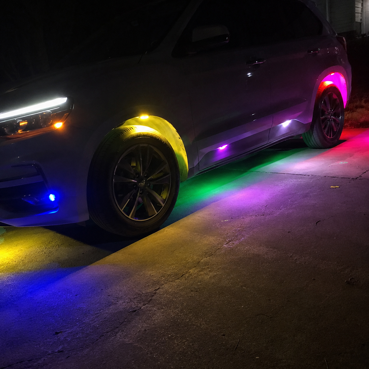 Wireless LED Strobe 8 Colors 10 Flash Modes Car Drone Lights