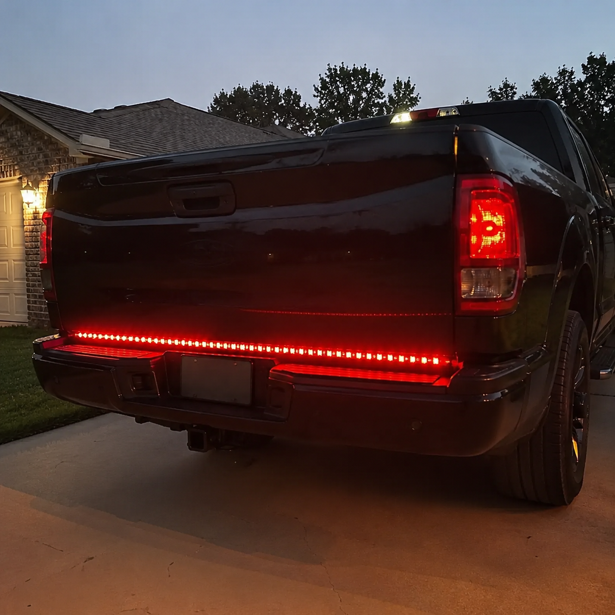 60 Inch Triple Row Tailgate Light Bar For Pickup Truck And SUV