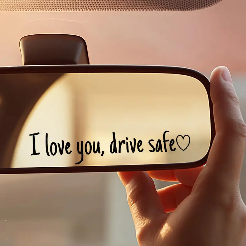 12 Pieces Universal Car Rearview Mirror Sticker