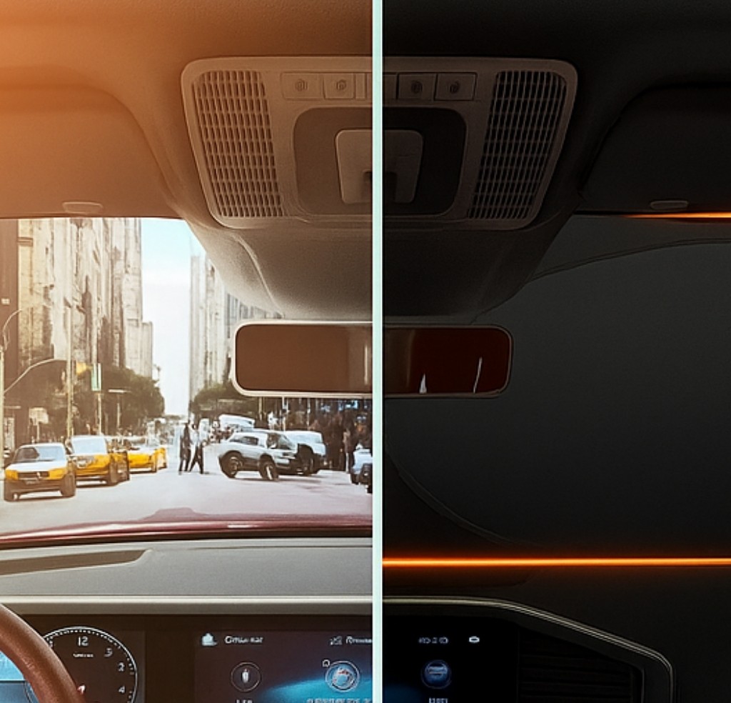 240T Thickened Glass Sunshade With Storage Bag For Car Windshield