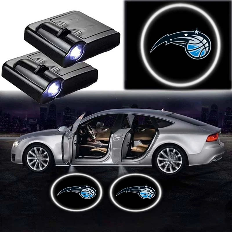 Pack Of 2 Orlando Magic Car Door Lights-Car Door Sills