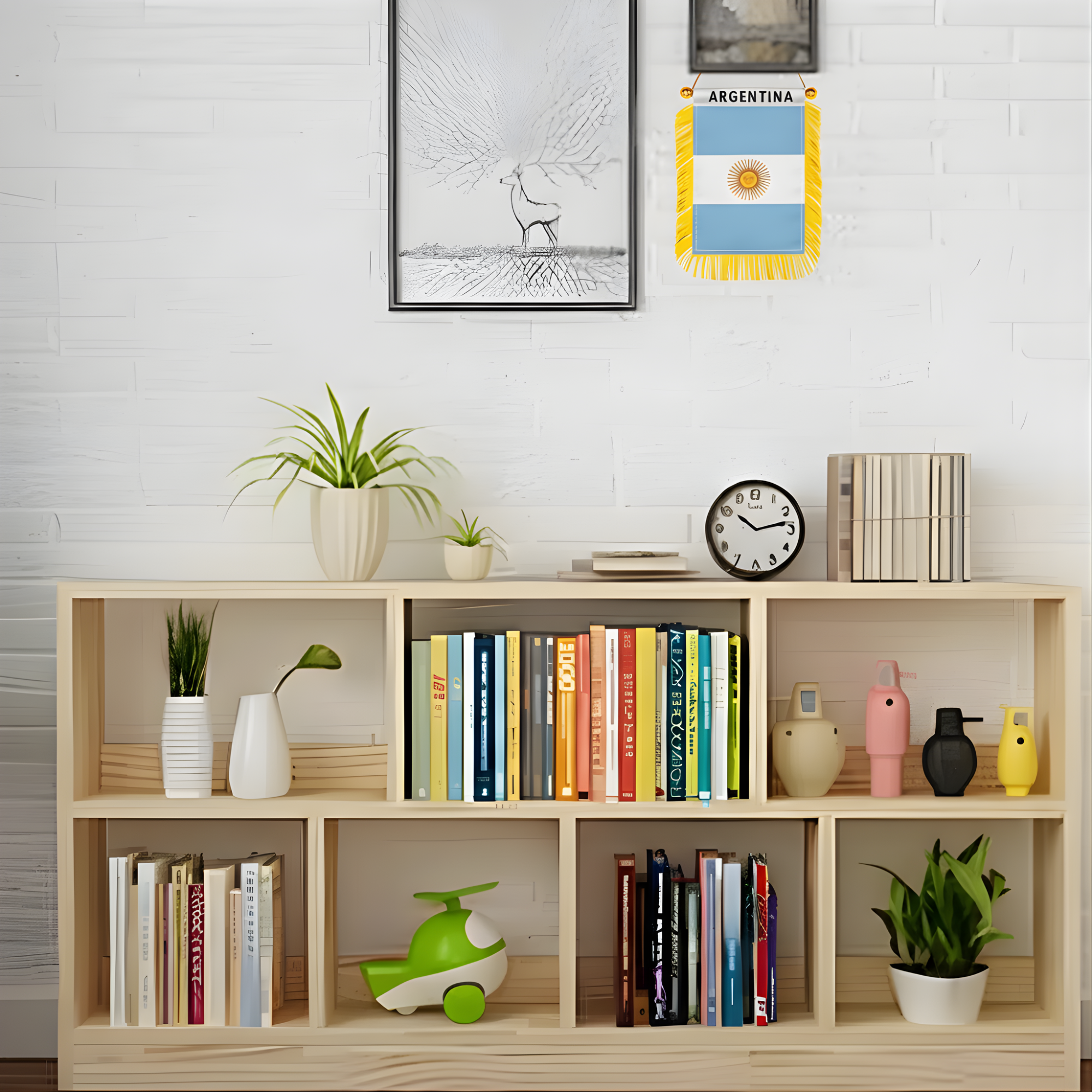 Official FIFA 2026 Argentina Car Window Mini Decorative Flag