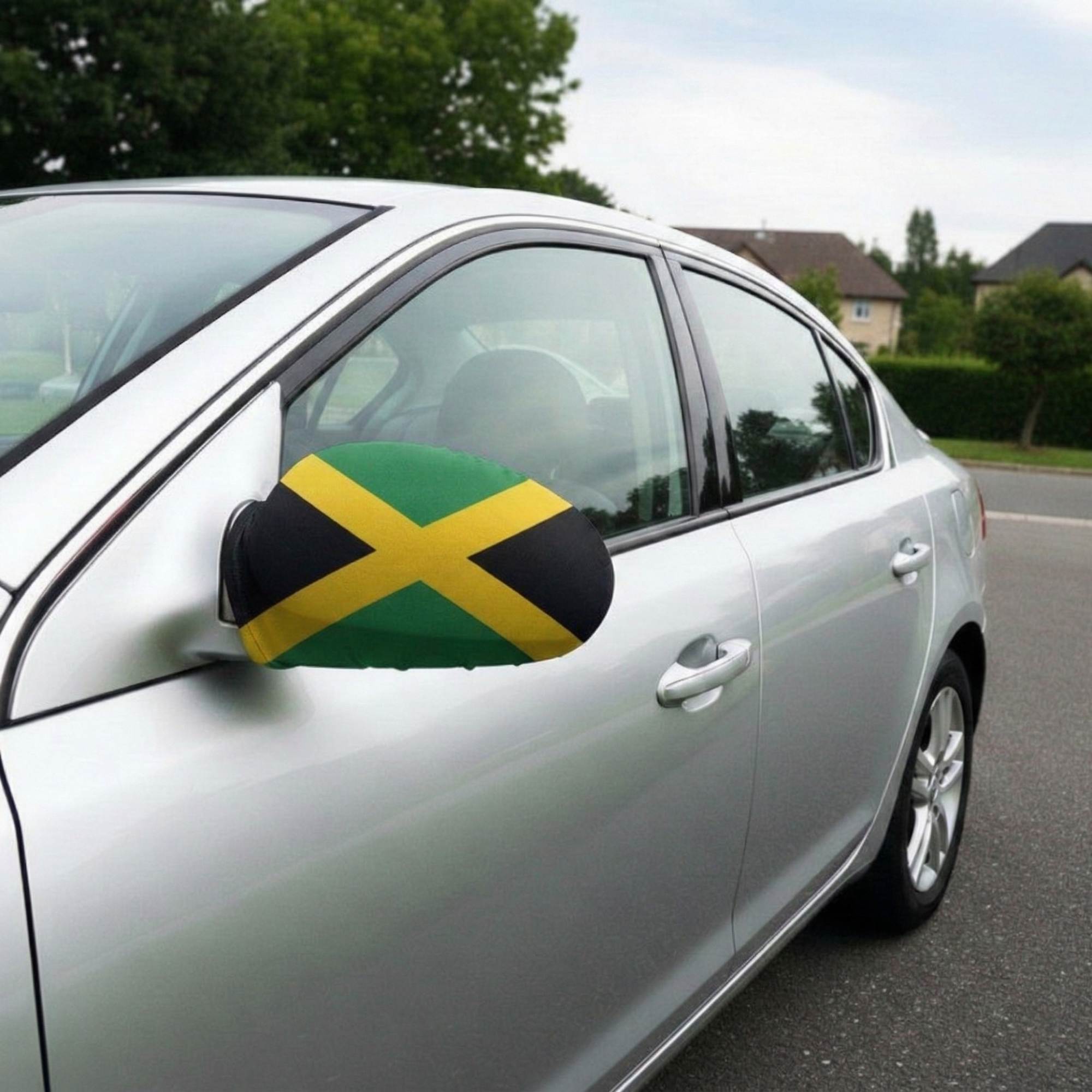 Official FIFA 2026 Jamaica Car Mirror Flag
