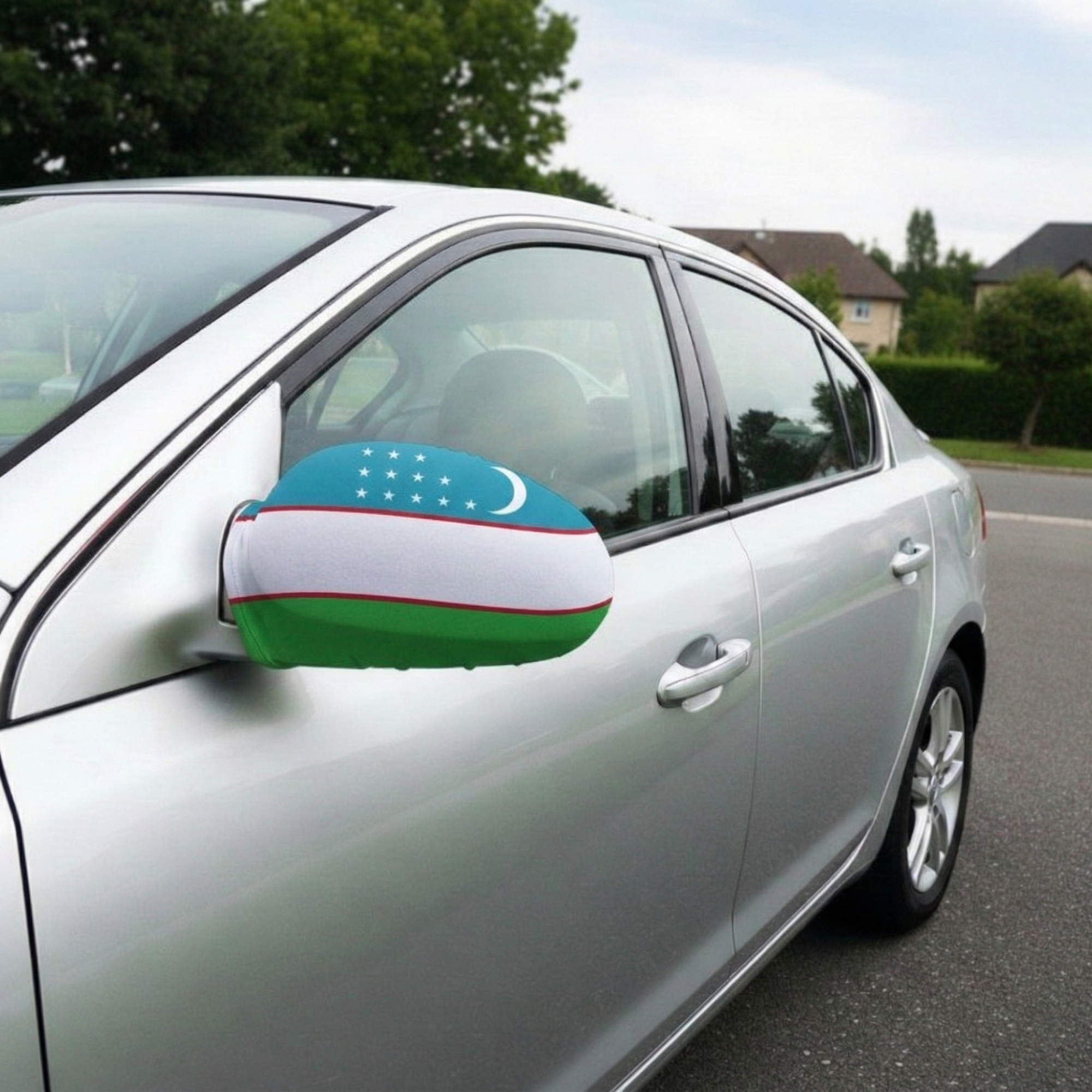 Official FIFA 2026 Uzbekistan Car Mirror Flag