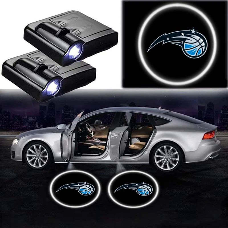 Pack Of 2 Orlando Magic Car Door Lights-Car Door Sills