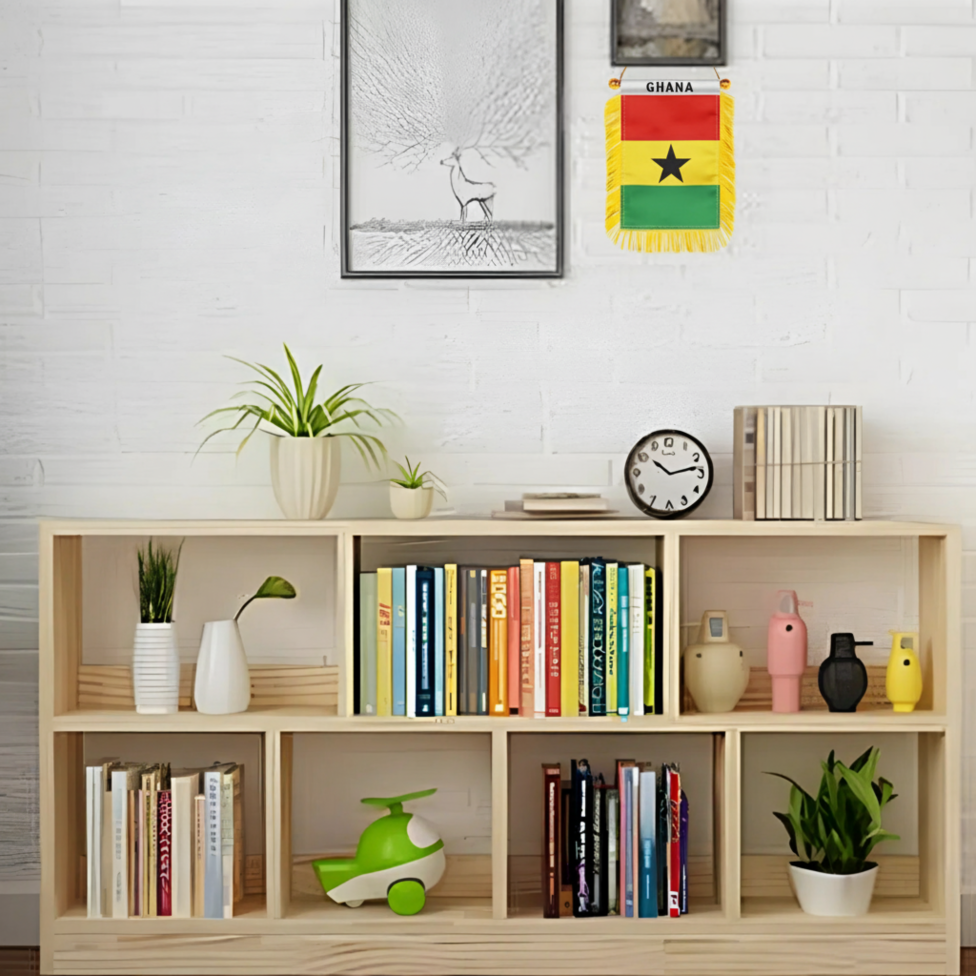 Official FIFA 2026 Ghana Car Window Mini Decorative Flag