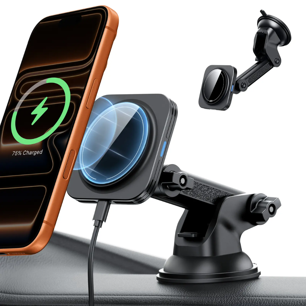 MagSafe Car Mount Charger, MagSafe Car Charger, Dashboard Magnetic Wireless Charging Mount