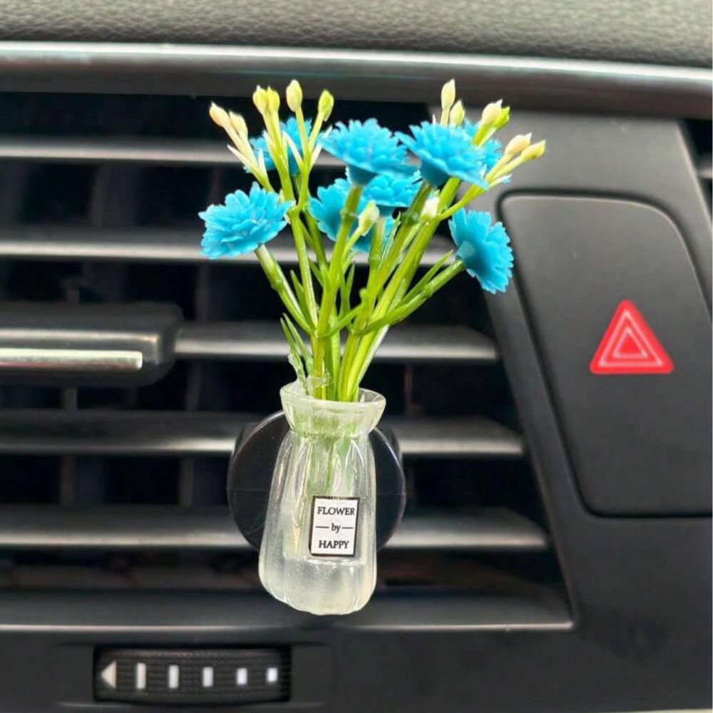Artificial Carnation Car Vent Fragrance Diffuser Clip