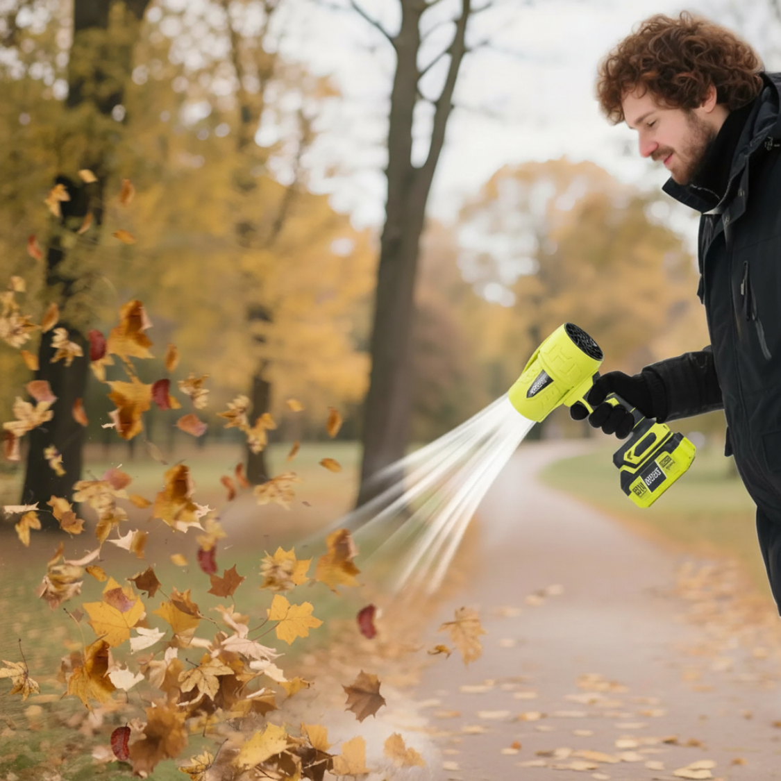 Cordless Portable Turbo Jet Blower Kit For Home Cleaning