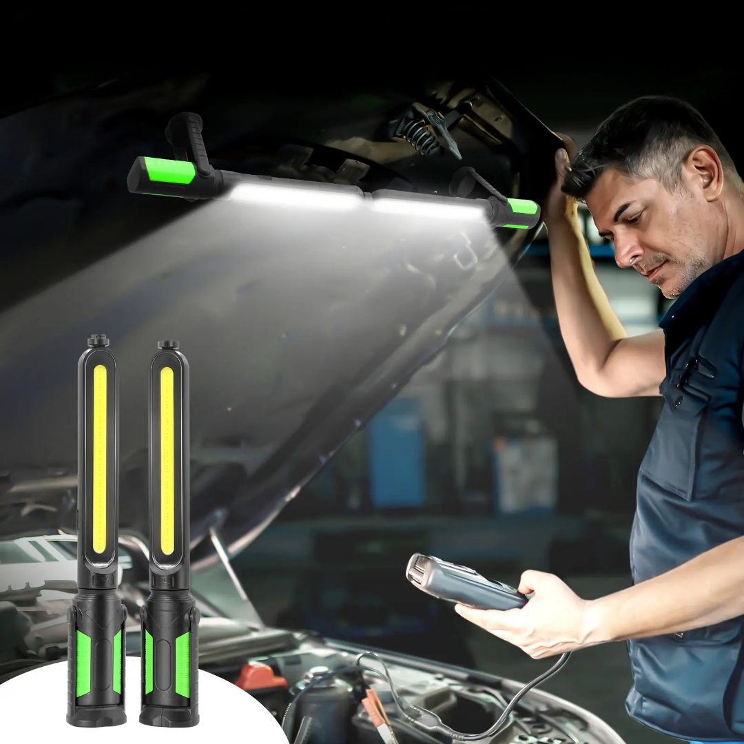 Rechargeable 2400LM 4400mAh Battery USB LED Work Light for Mechanics And Garage Repair