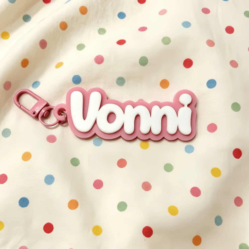 Customized Name Keychain For Handbags Backpacks And Luggage