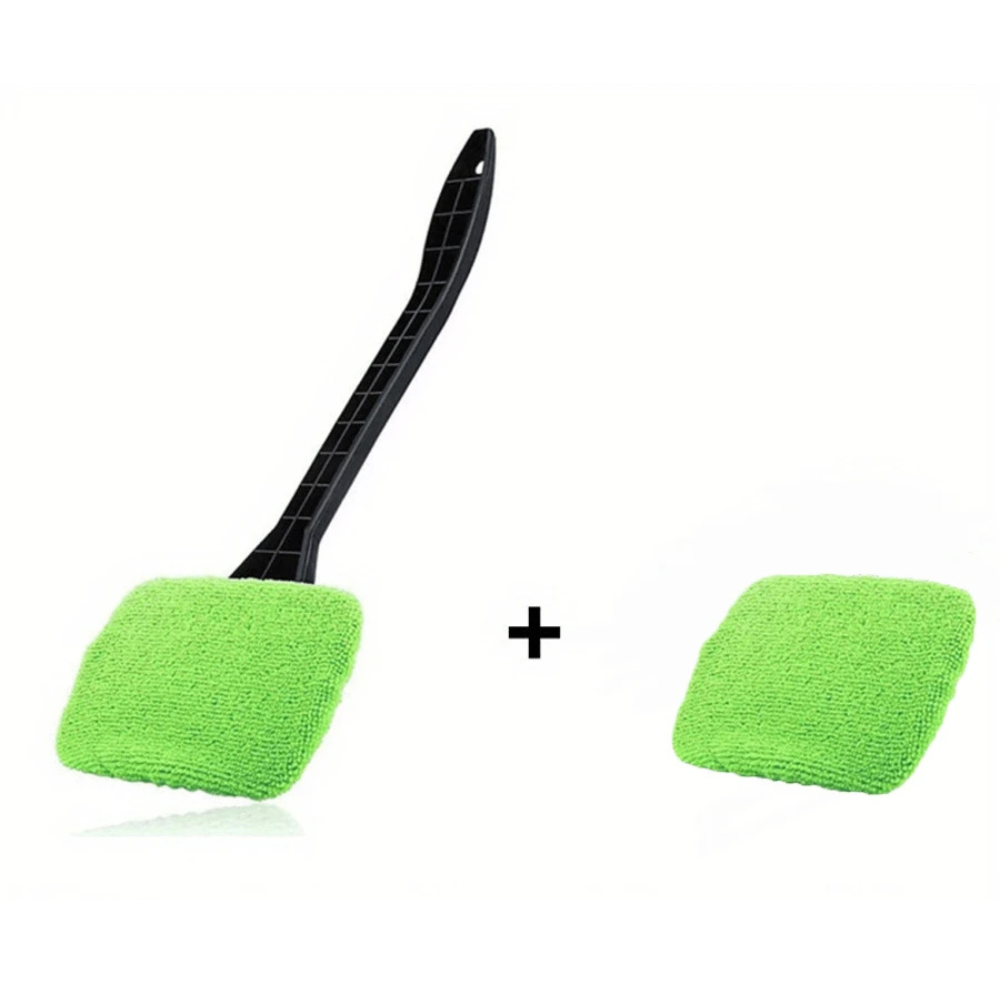Car Windshield Defogging Brush With Detachable Pad
