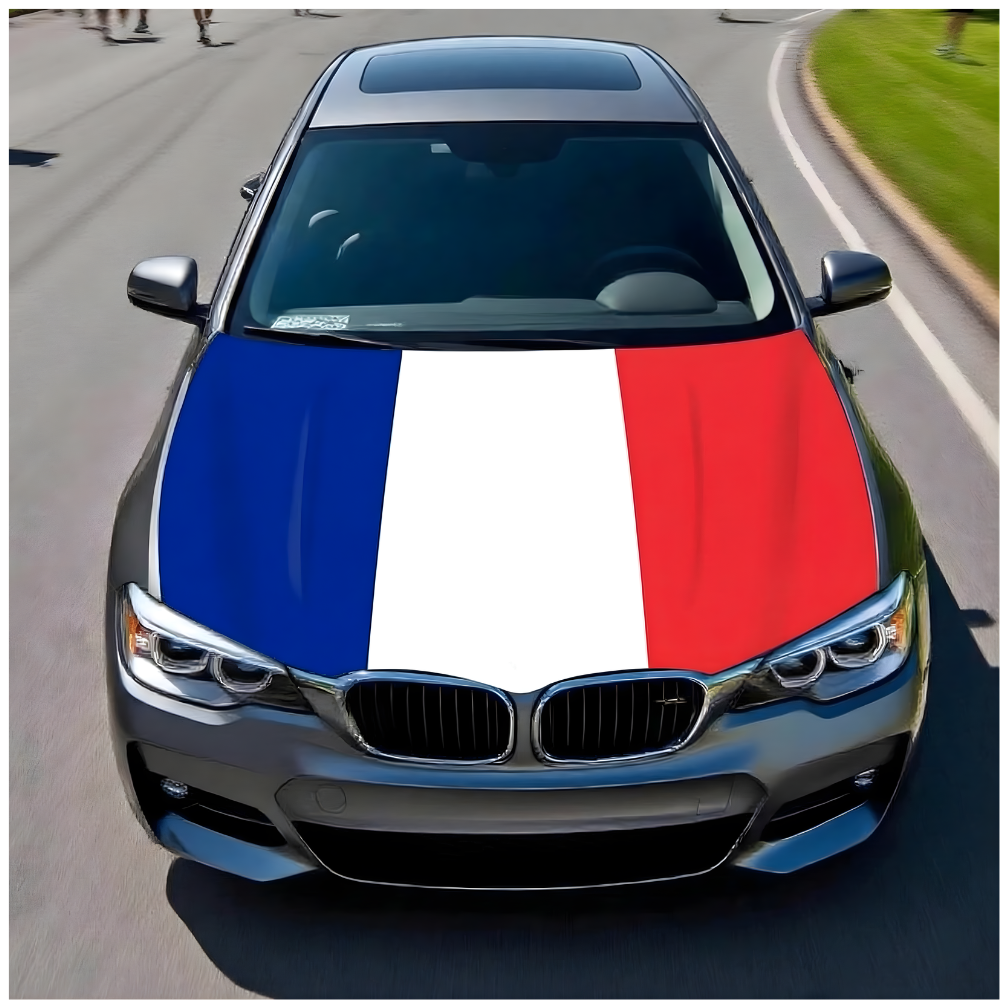 Official FIFA 2026 France Flag Car Hood Cover