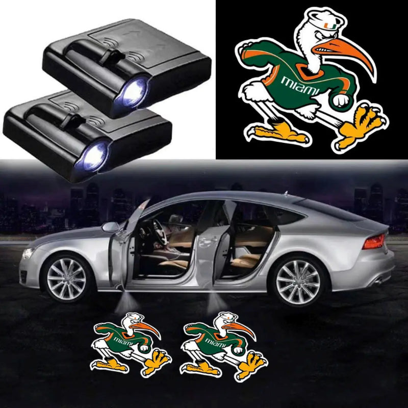 Set Of 2 Miami Car Door Lights-Car Door Sills