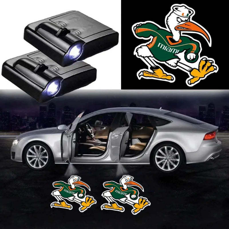 Set Of 2 Miami Car Door Lights-Car Door Sills