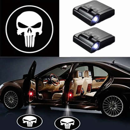 Skull Car Door Lights-Car Door Sills