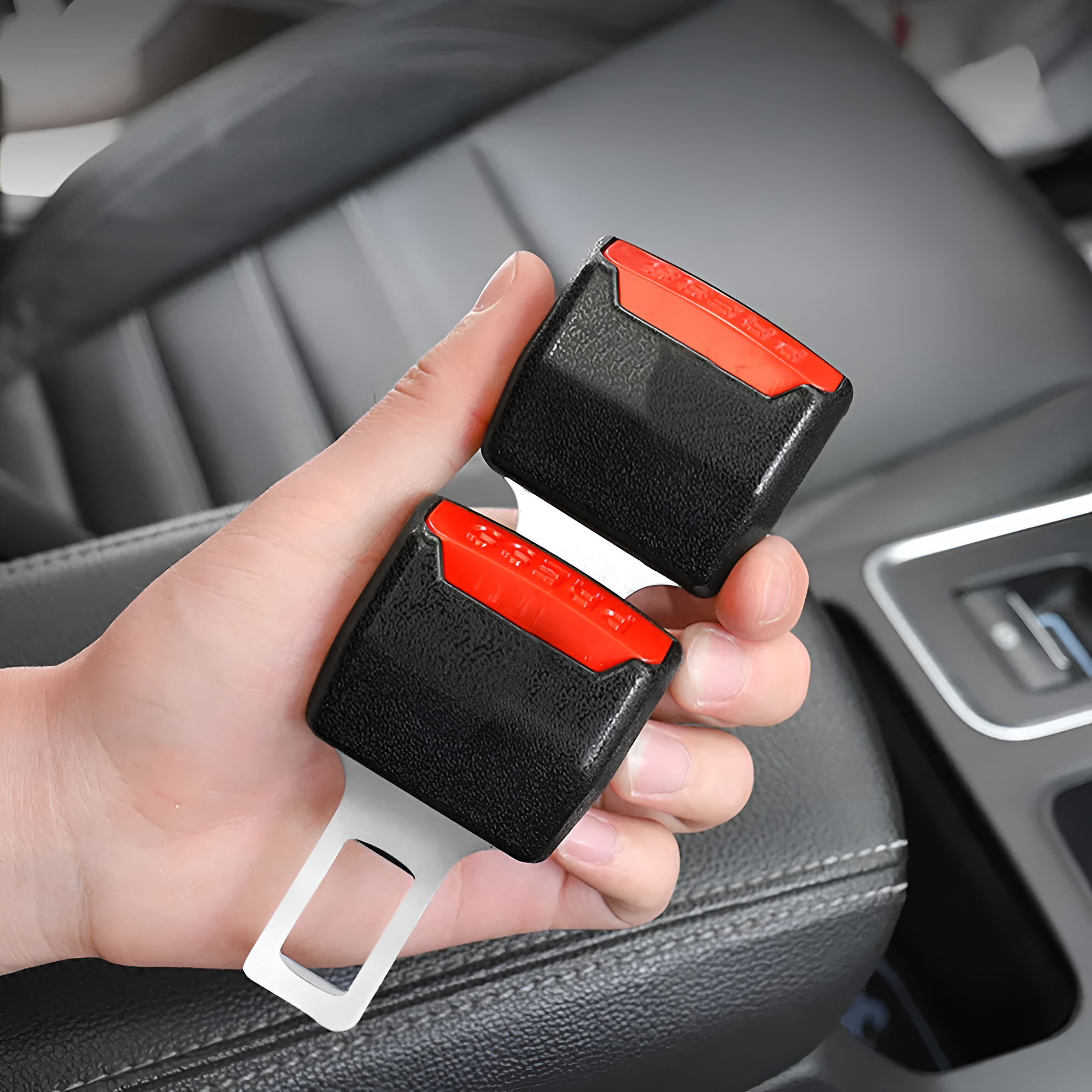 Universal Car Seat Belt Extender Buckle Clip Set