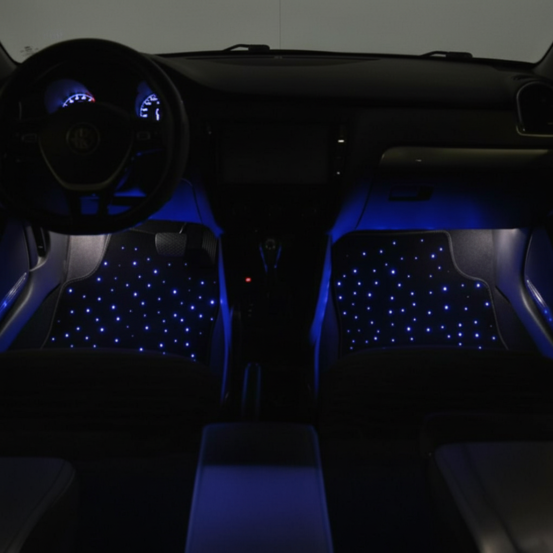 LED Starlight Car Floor Mats With App Control And RGB Effects
