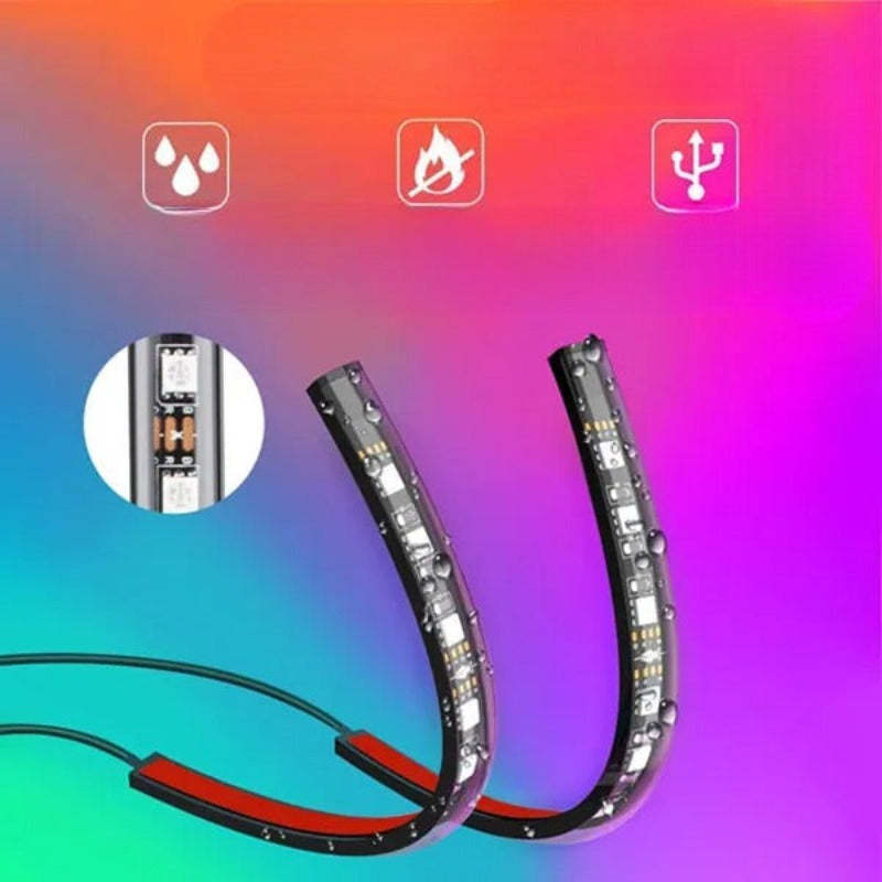 Interior LED Accent Kit With USB Port-Car Door Sills