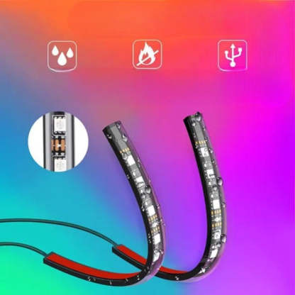 Interior LED Accent Kit With USB Port-Car Door Sills