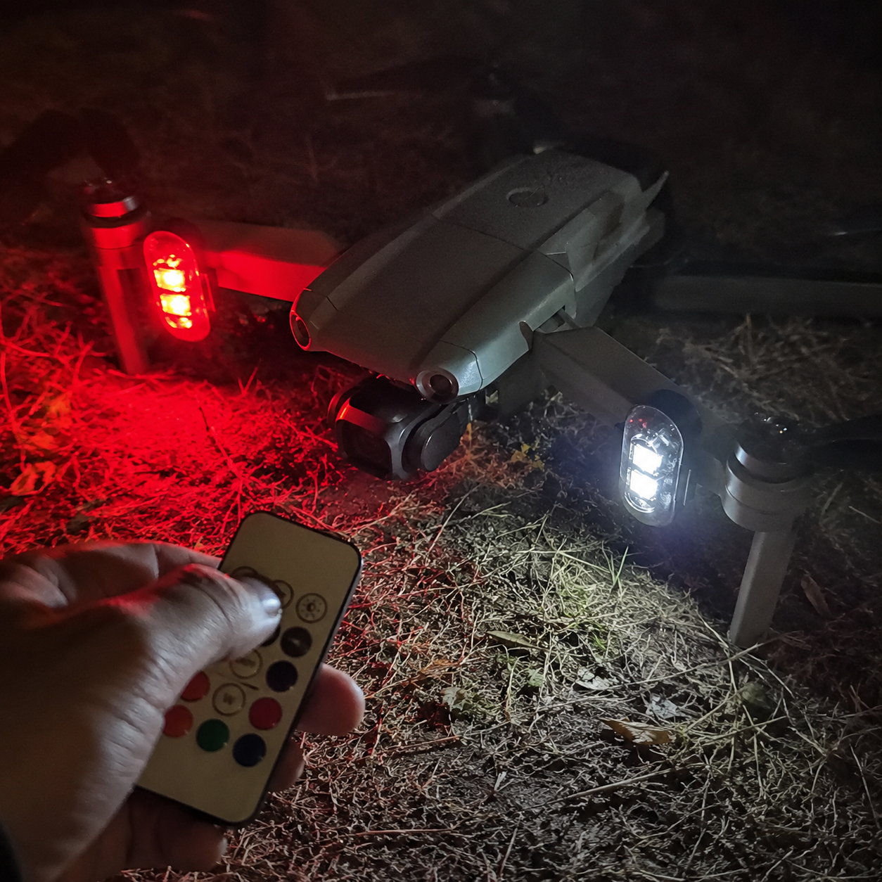 Pack Of 6 Wireless LED Strobe Lights With Remote Control For Cars