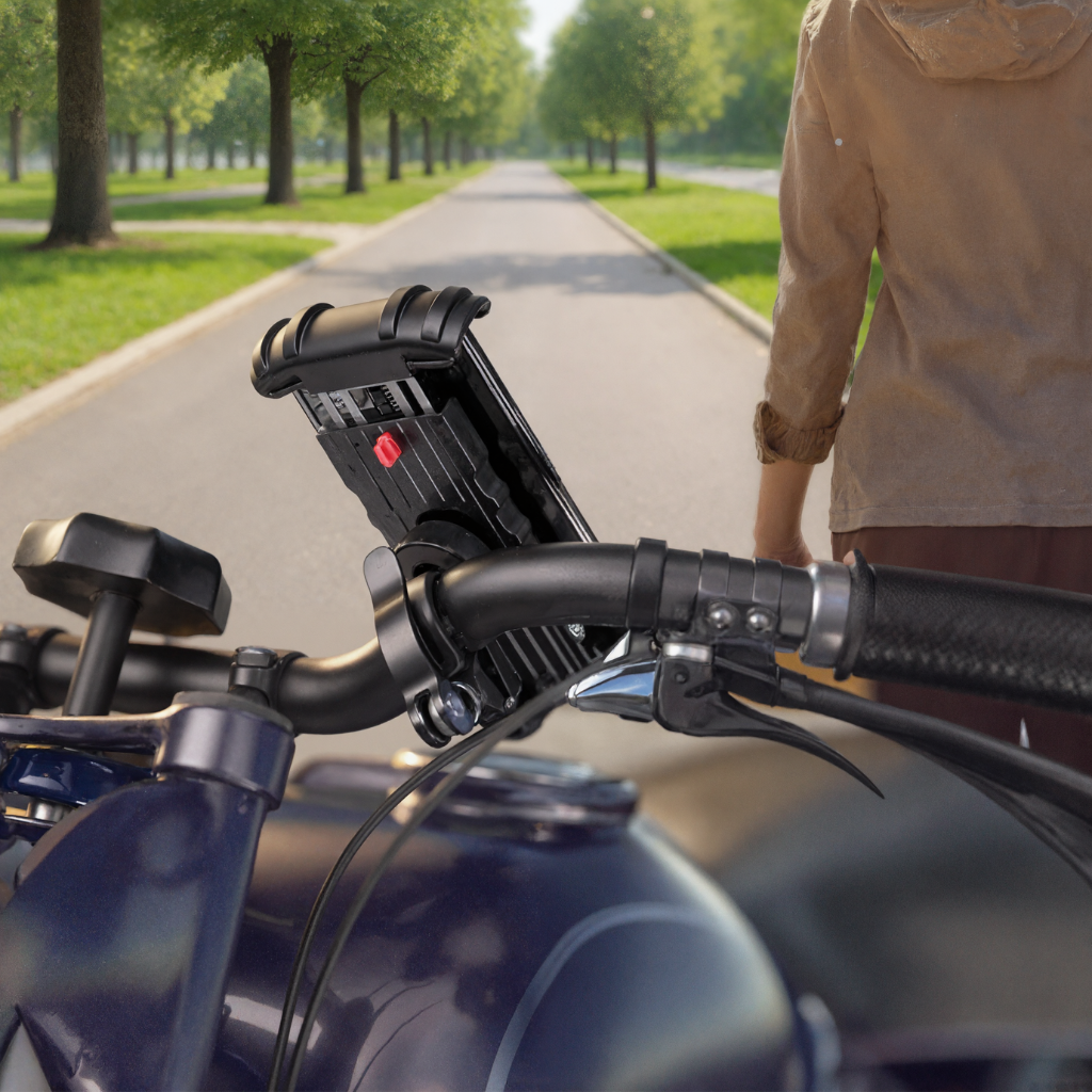 Bike Phone Motorcycle Mount Holder Handlebar Cell Phone Clamp