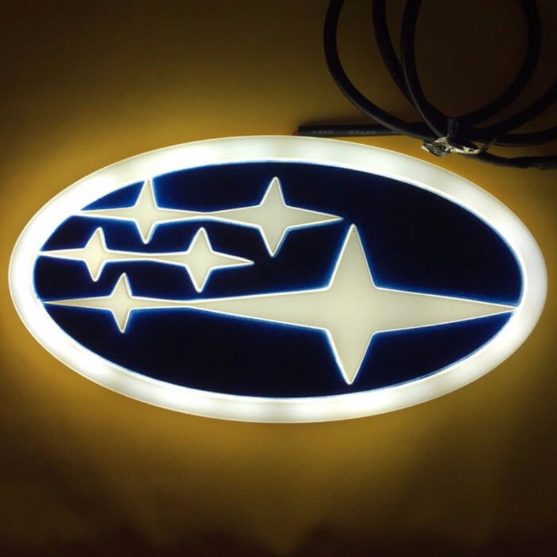 Emblem LED Car Tail Logo For Forester Legacy-Car Door Sills