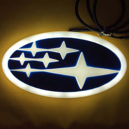 Emblem LED Car Tail Logo For Forester Legacy-Car Door Sills