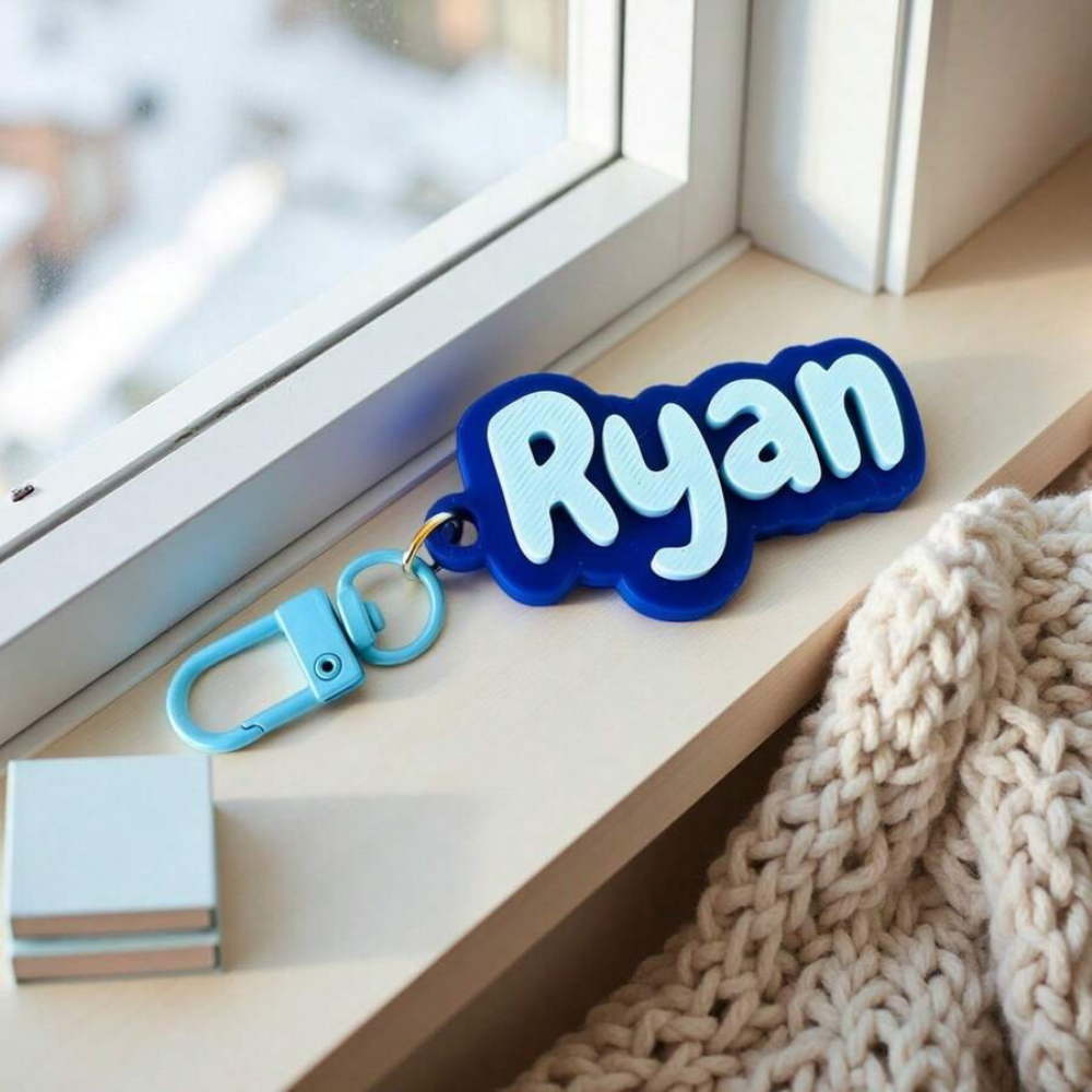 Customized Name Keychain For Handbags Backpacks And Luggage