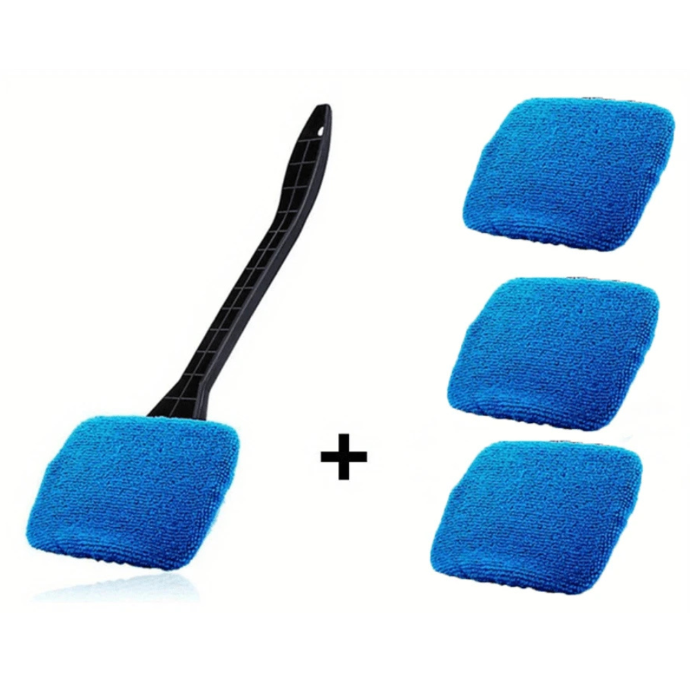 Car Windshield Defogging Brush With Detachable Pad