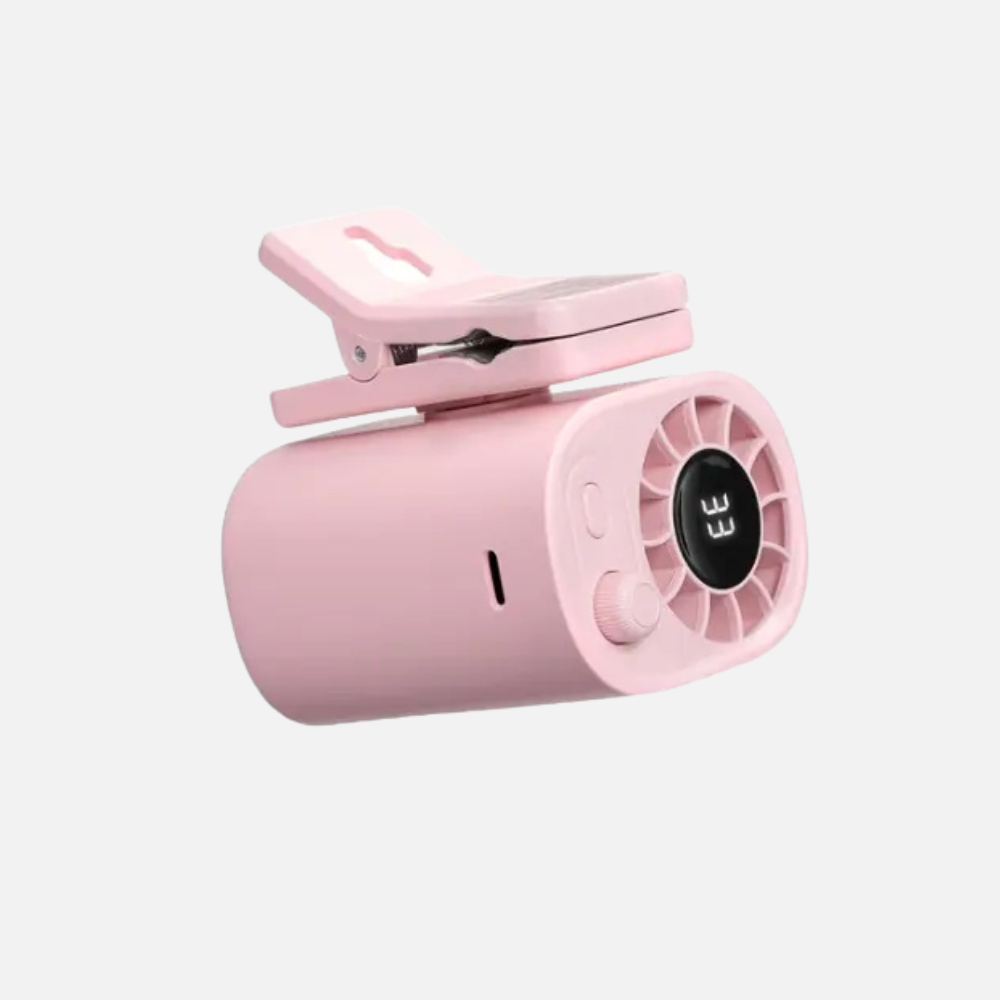 Rechargeable Clip On Adjustable Cooling Car Fan