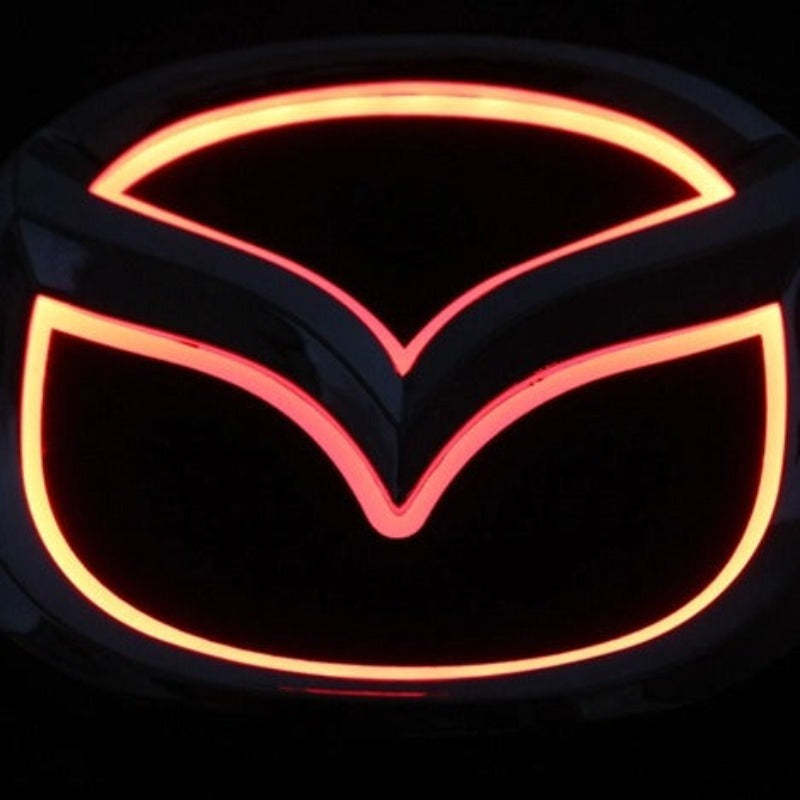LED Light Up Mazda Emblem-Car Door Sills