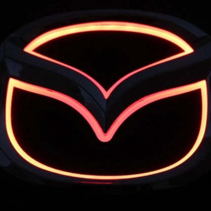 LED Light Up Mazda Emblem-Car Door Sills