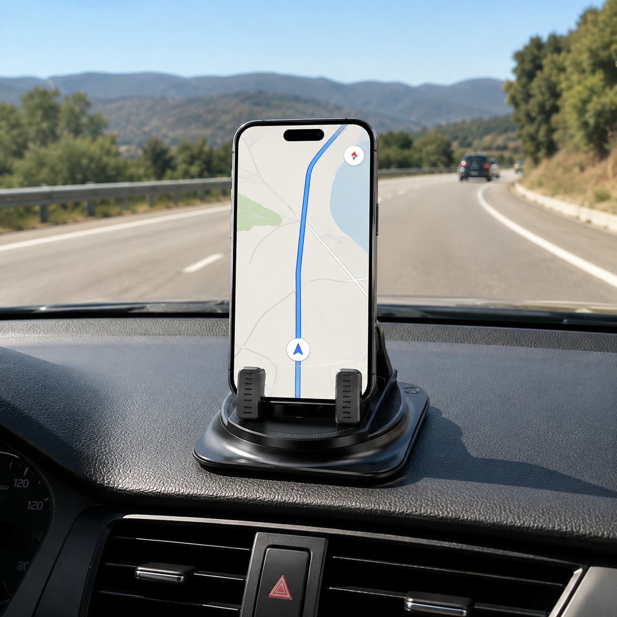 Non Slip Adjustable Dashboard Mount Car Phone Holder
