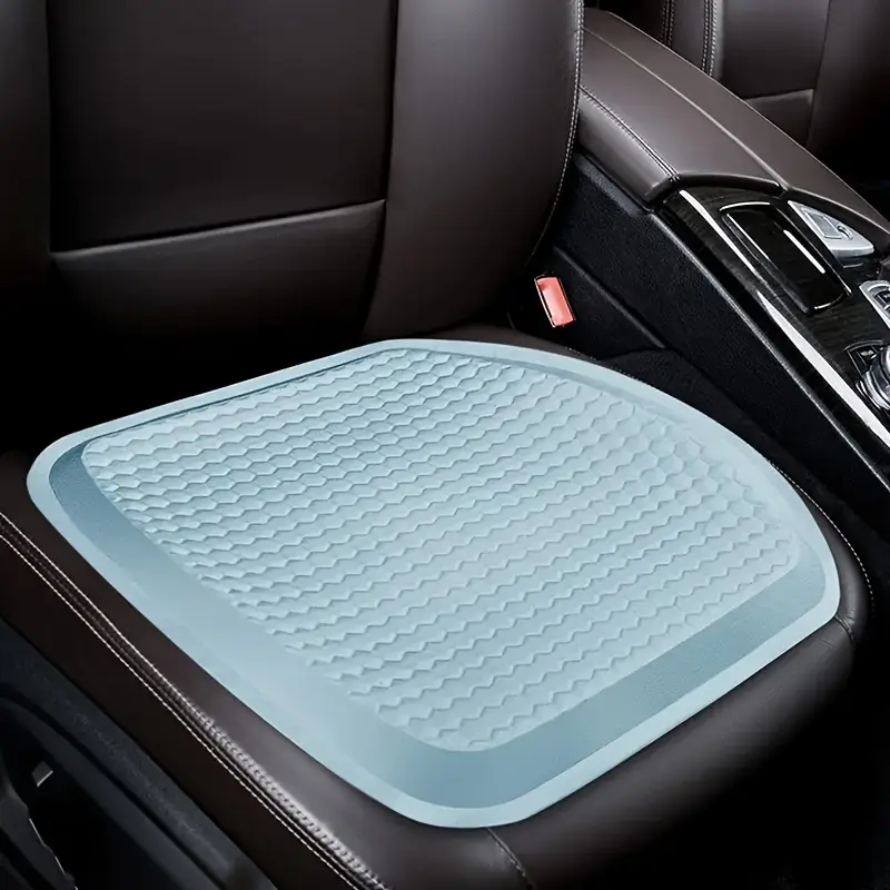 Universal and Multifunctional Car Seat Cushion - Breathable Cool Gel Seat Cushion, Provides Pressure Relief for Back and Tailbone Pain.