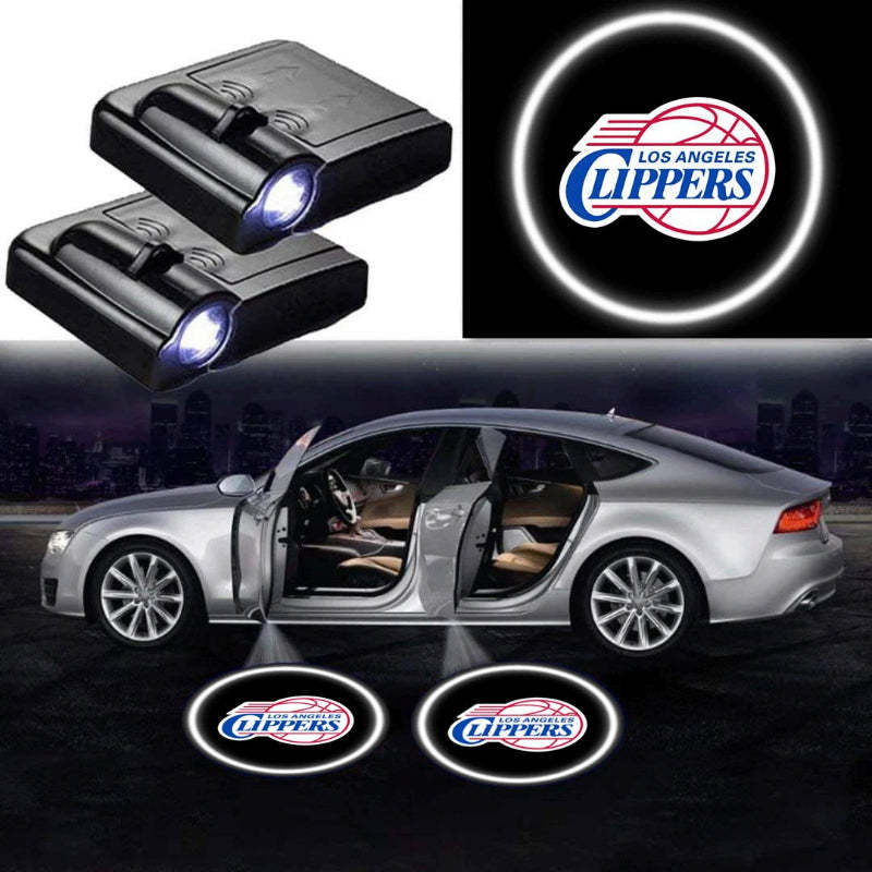 Pack Of 2 LA Clippers Car Door Lights-Car Door Sills