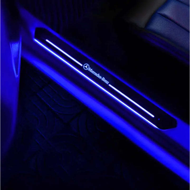LED Illuminated Mercedes Benz Door Sills-Car Door Sills