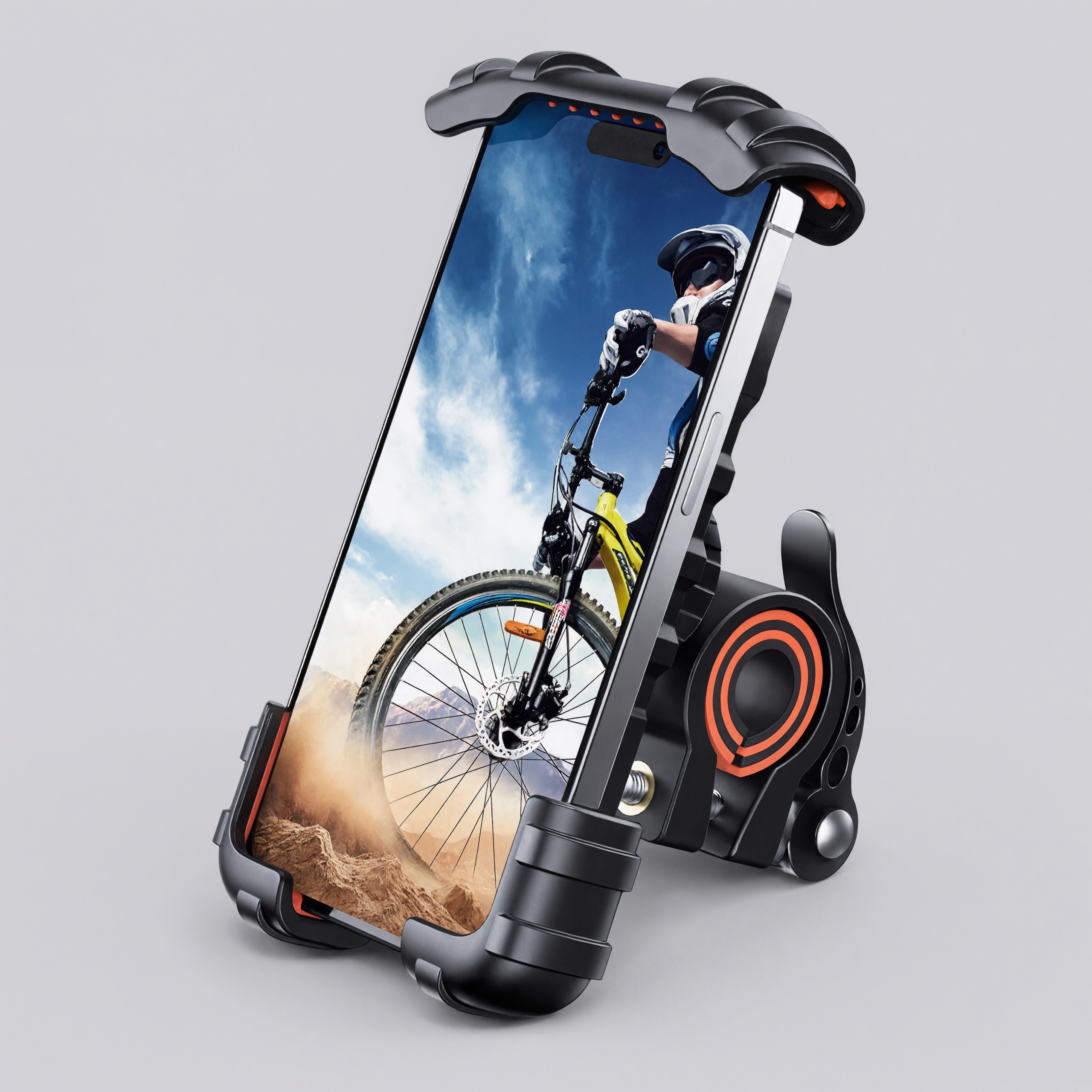 Bike Phone Motorcycle Mount Holder Handlebar Cell Phone Clamp