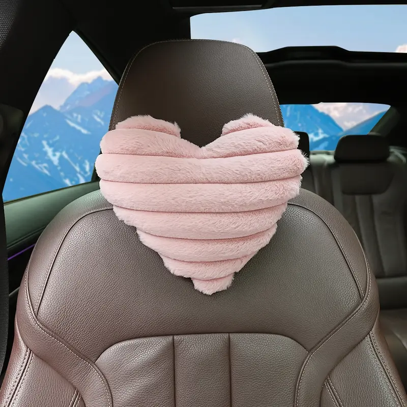Cordate Shape Headrest Car Seat Pillow For Women
