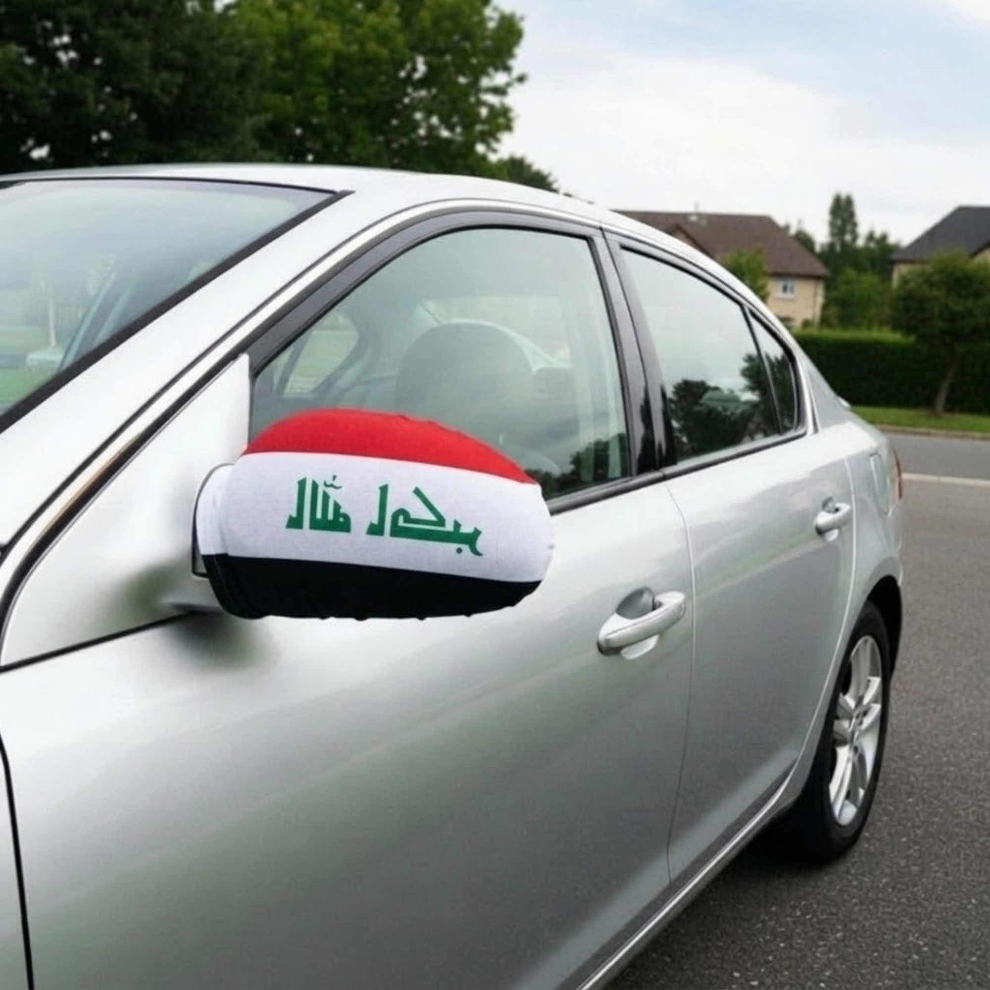 Official FIFA 2026 Iraq Car Mirror Flag
